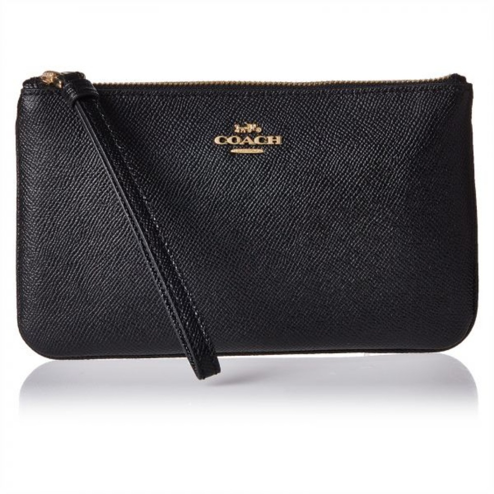 NWT Black Coach Wristlet